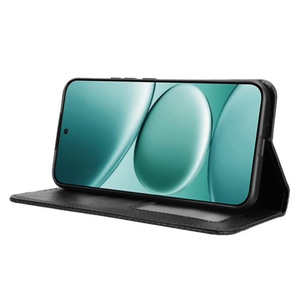 Xiaomi Redmi Note 15 Pro+ 5G/Poco M8 Pro 5G Magnetic Buckle Retro Texture Leather Black-Θήκη Βιβλίο