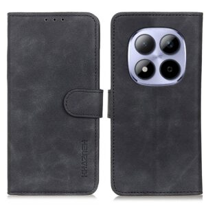 Khazneh Xiaomi Redmi Note 15 Pro 4G Retro Texture Flip Leather Black-Θήκη Βιβλίο