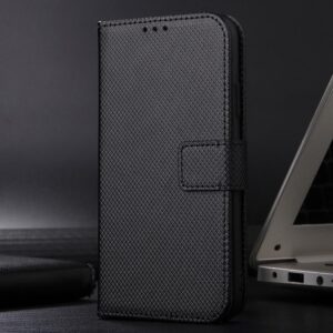 Xiaomi Redmi Note 15 Pro 4G Diamond Texture Leather Black-Θήκη Βιβλίο