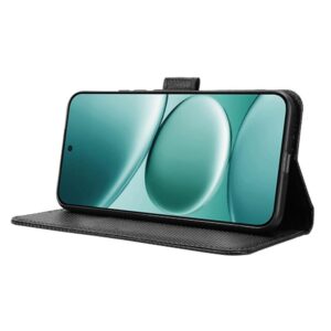 Xiaomi Redmi Note 15 Pro 4G Diamond Texture Leather Black-Θήκη Βιβλίο