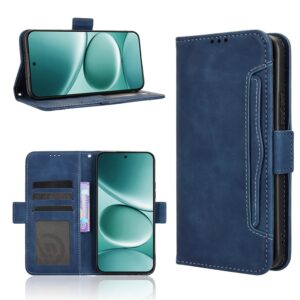 Xiaomi Redmi Note 15 Pro+ 5G /Poco M8 Pro 5G Skin Feel Calf Texture Card Slots Leather Blue-Θήκη Βιβλίο