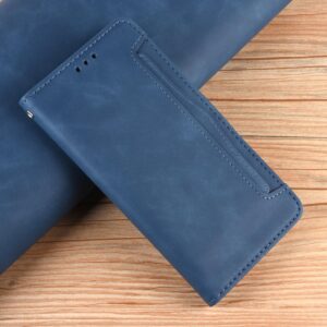 Xiaomi Redmi Note 15 Pro+ 5G /Poco M8 Pro 5G Skin Feel Calf Texture Card Slots Leather Blue-Θήκη Βιβλίο