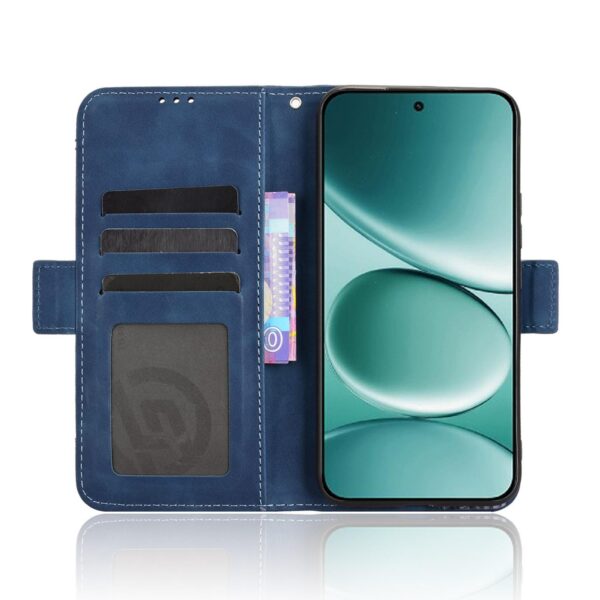 Xiaomi Redmi Note 15 Pro+ 5G /Poco M8 Pro 5G Skin Feel Calf Texture Card Slots Leather Blue-Θήκη Βιβλίο