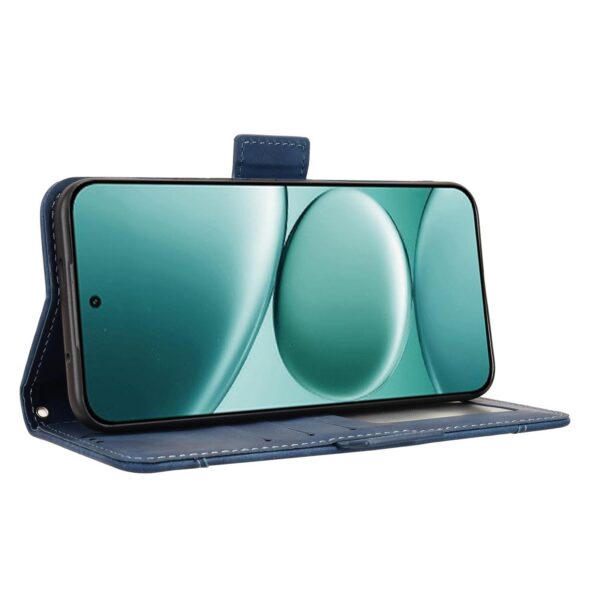 Xiaomi Redmi Note 15 Pro+ 5G /Poco M8 Pro 5G Skin Feel Calf Texture Card Slots Leather Blue-Θήκη Βιβλίο