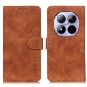 Khazneh Xiaomi Redmi Note 15 Pro+ 5G Retro Texture Flip Leather Brown-Θήκη Βιβλίο