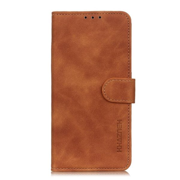Khazneh Xiaomi Redmi Note 15 Pro+ 5G Retro Texture Flip Leather Brown-Θήκη Βιβλίο