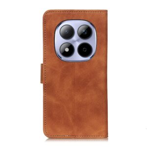 Khazneh Xiaomi Redmi Note 15 Pro+ 5G Retro Texture Flip Leather Brown-Θήκη Βιβλίο